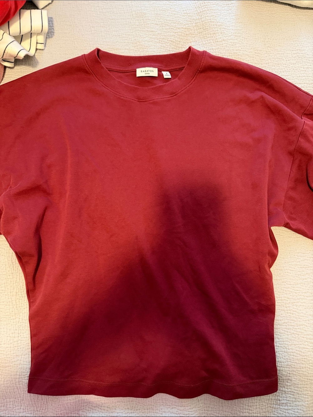 Babaton barclay shirt ( sumac burgundy)